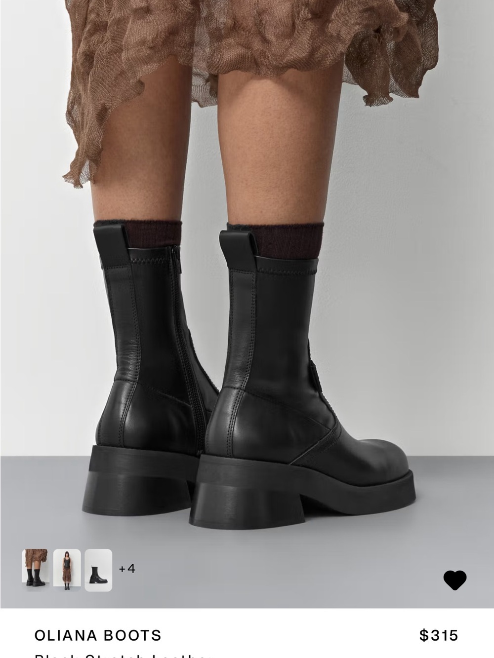 Miista Oliana Leather Boots size 8.5 - Picture 3 of 14